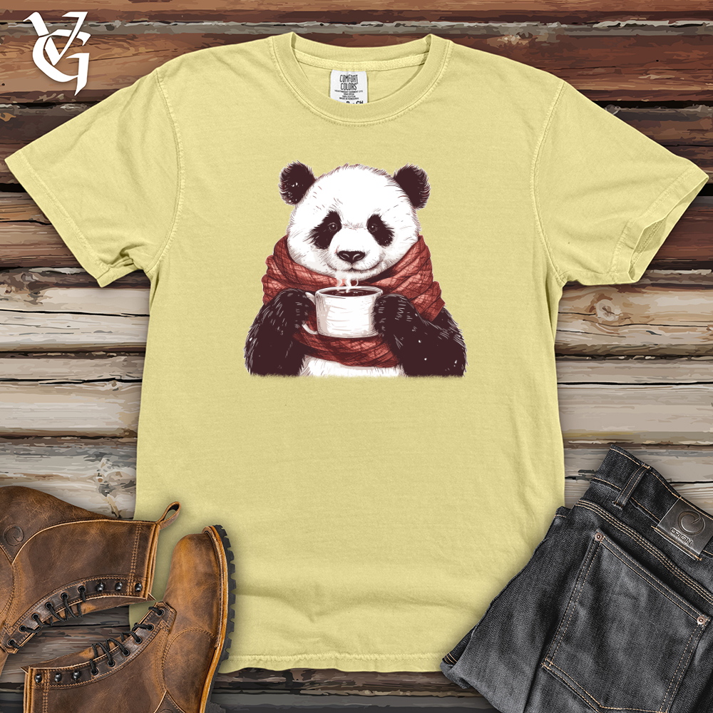 Viking Goods Panda Warmth Sip Heavy Cotton Comfort Colors Tee Banana / L