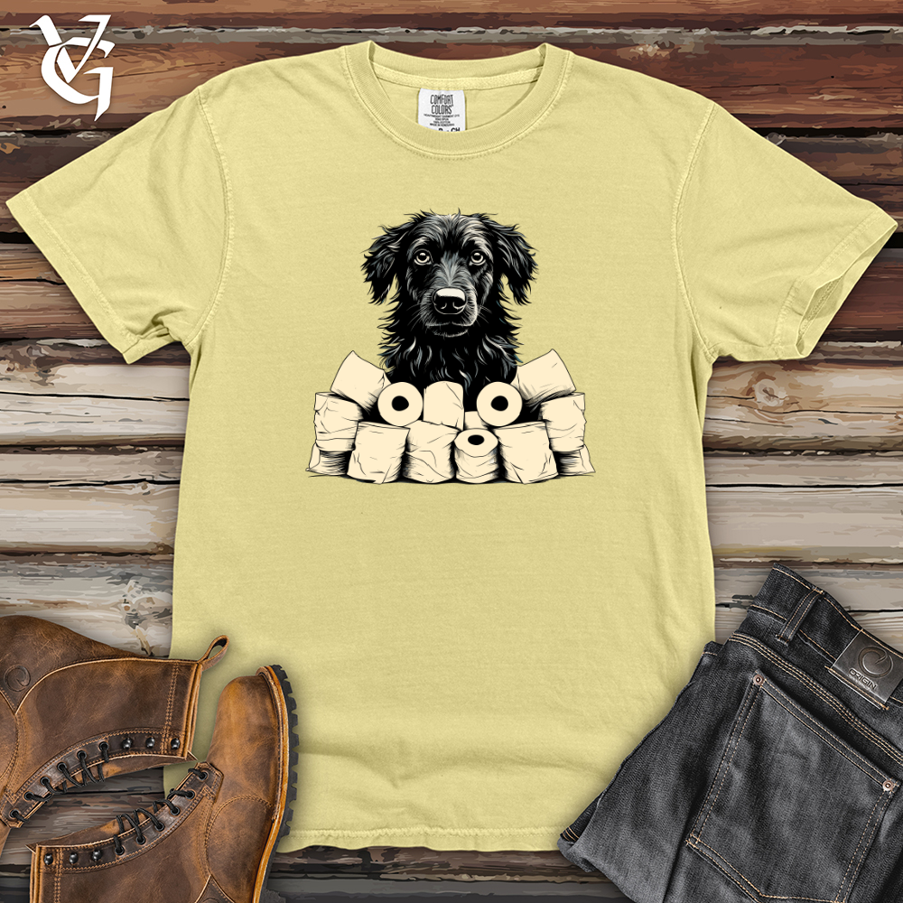 Viking Goods Paper Roll Patrol Black Shepherd Heavy Cotton Comfort Colors Tee Banana / L