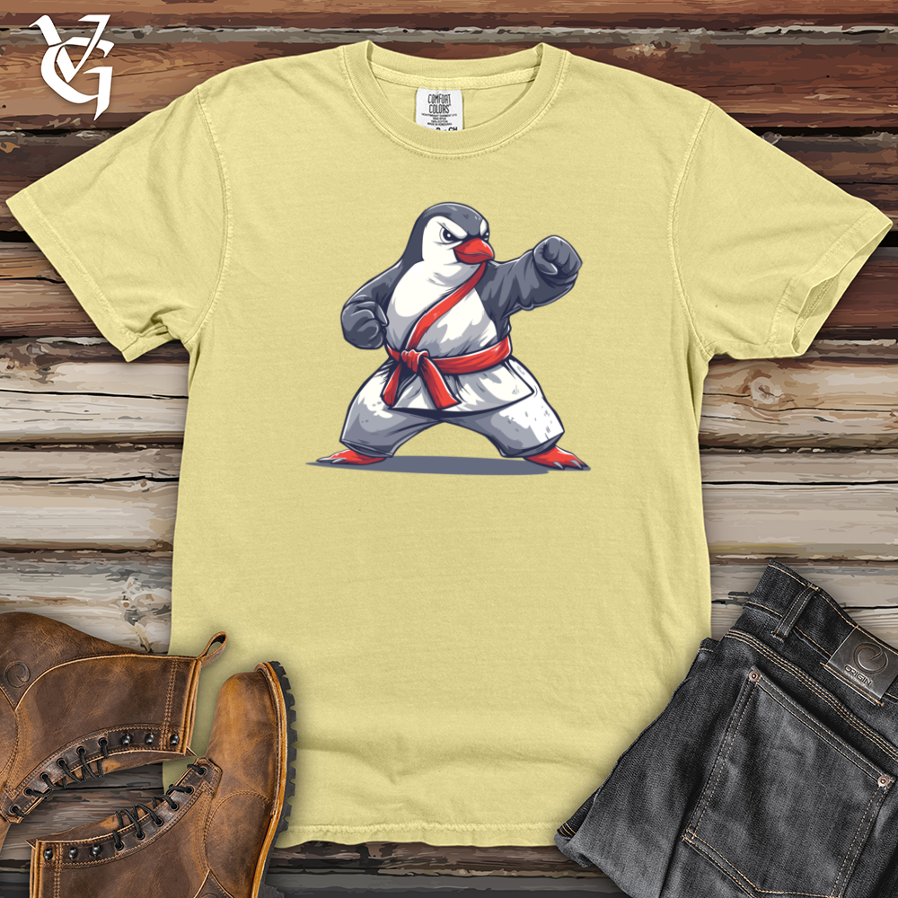 Viking Goods Penguin Karate Master Heavy Cotton Comfort Colors Tee Banana / L