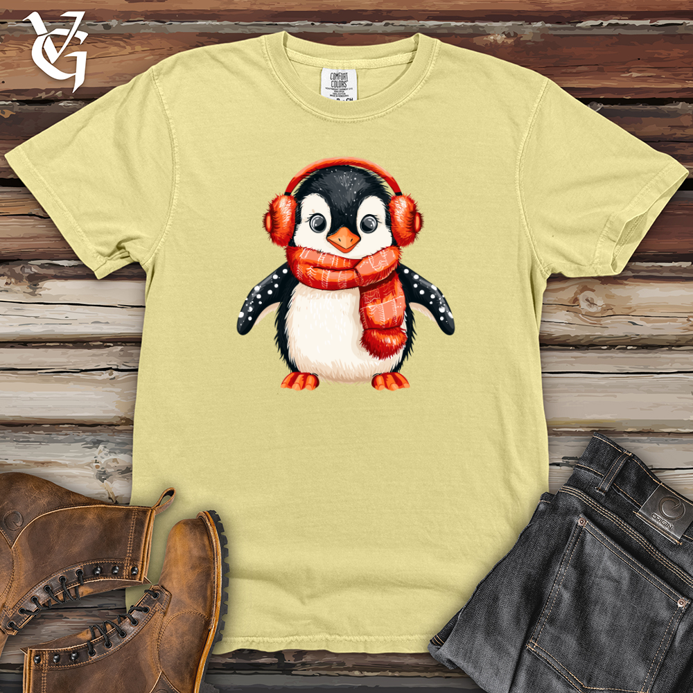 Viking Goods Penguin Winter Warmth Heavy Cotton Comfort Colors Tee Banana / L
