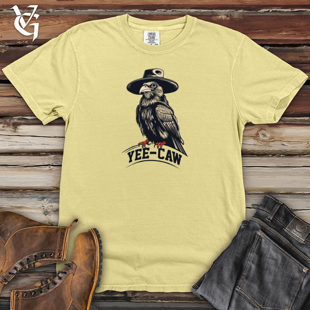 Viking Goods Retro Rancher Raven Heavy Cotton Comfort Colors Tee Banana / L