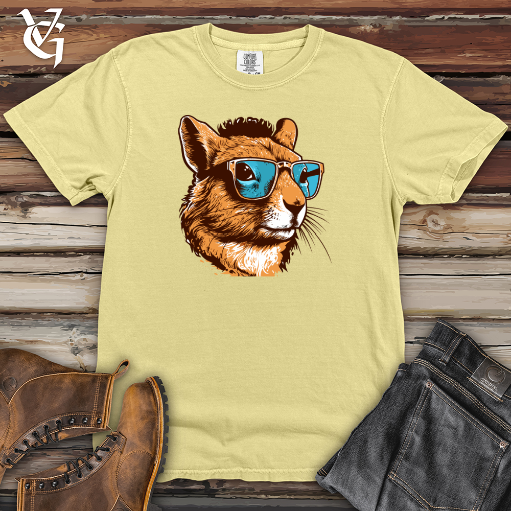 Viking Goods Retro Shades Squirrel Heavy Cotton Comfort Colors Tee Banana / L