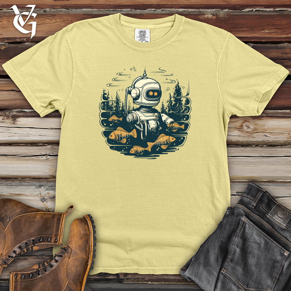 Viking Goods RoboFins Heavy Cotton Comfort Colors Tee Banana / L