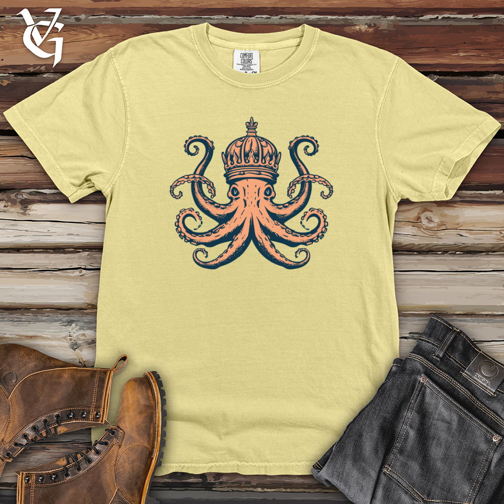 Viking Goods Royal Octopus Heavy Cotton Comfort Colors Tee Banana / L