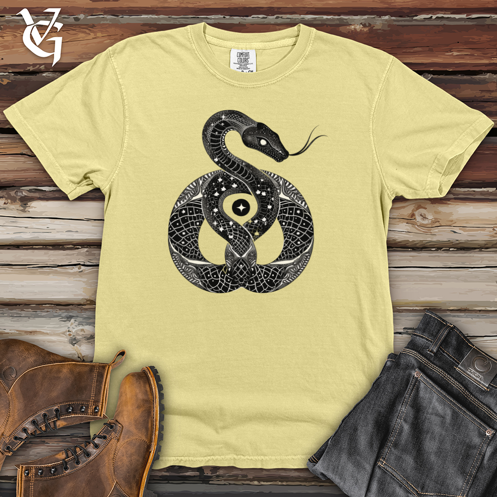 Viking Goods Serpent Infinite Mystique Heavy Cotton Comfort Colors Tee Banana / L