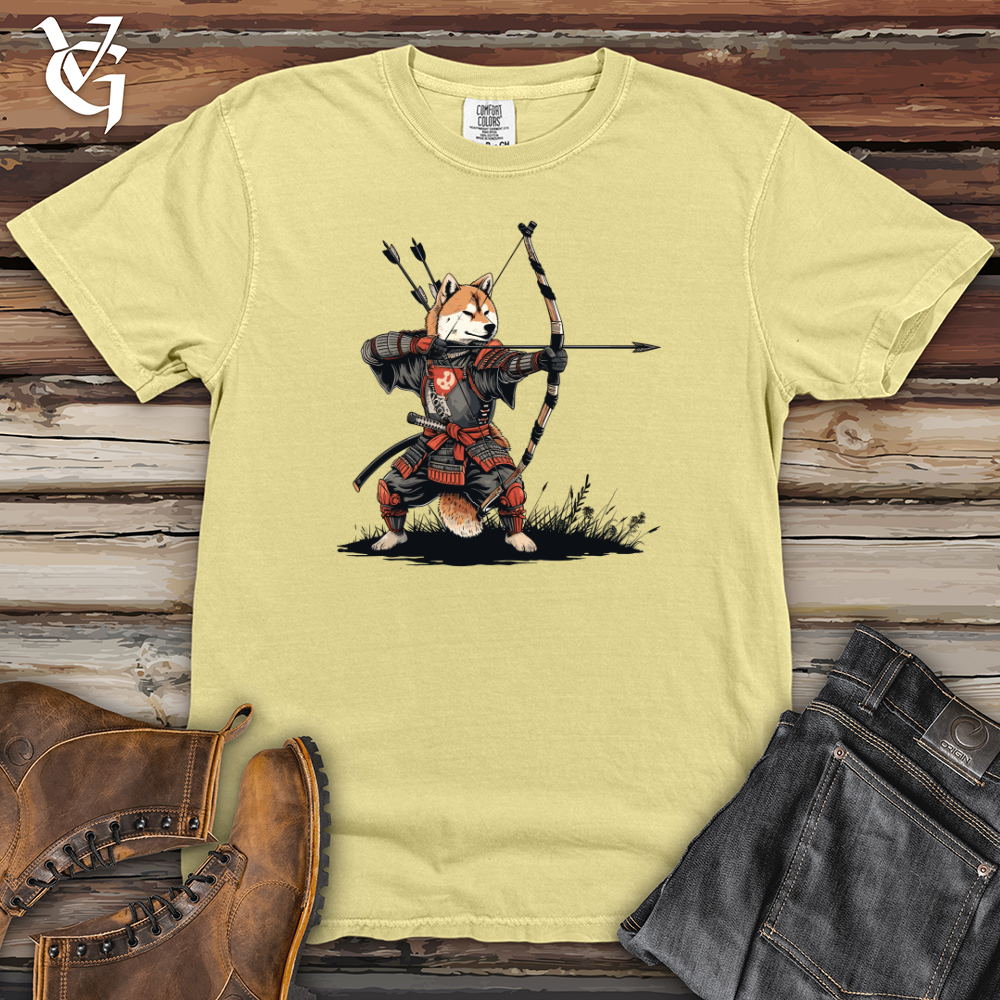 Viking Goods Shiba Inu Samurai Heavy Cotton Comfort Colors Tee Banana / L