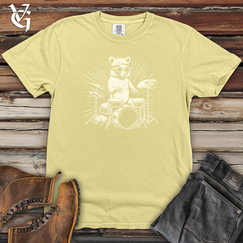 Viking Goods Skunk Drum Beat Heavy Cotton Comfort Colors Tee Banana / L
