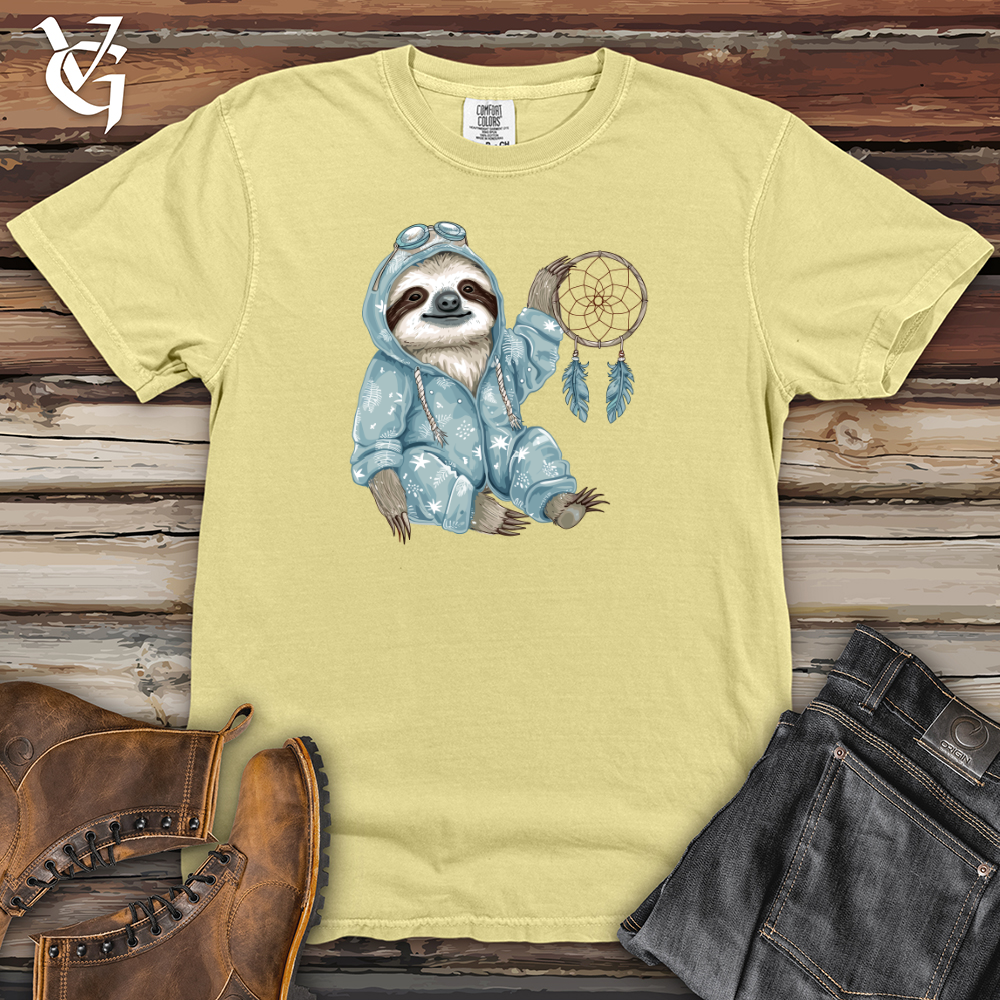 Viking Goods Sloth Dreamcatcher Charm Heavy Cotton Comfort Colors Tee Banana / L