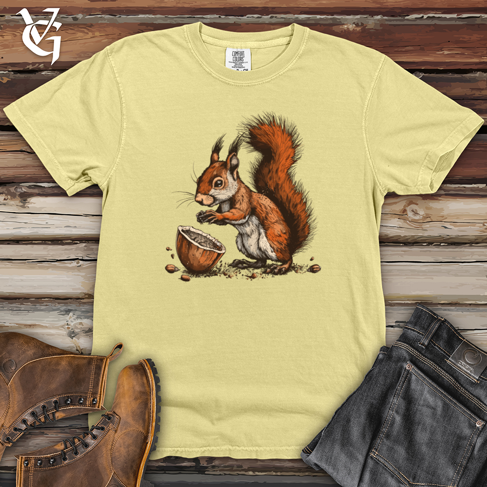 Viking Goods Squirrel Nut Feast Heavy Cotton Comfort Colors Tee Banana / L