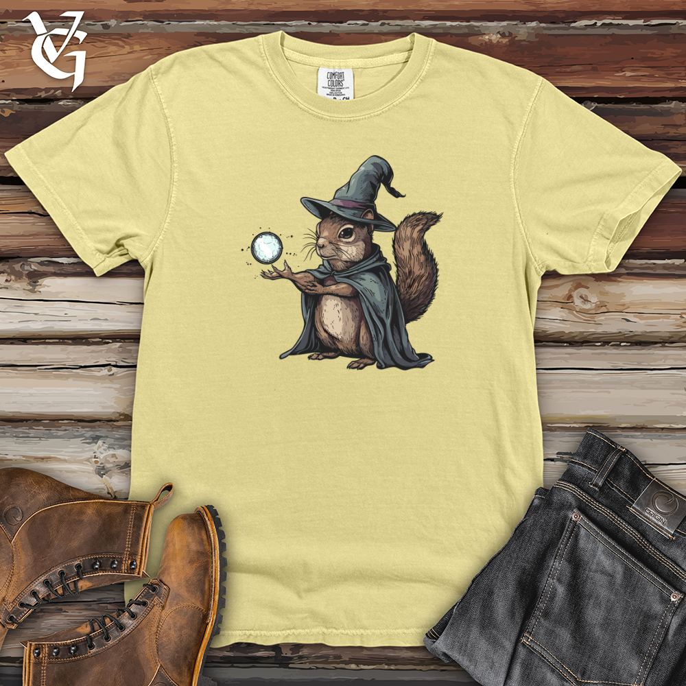 Viking Goods Squirrel Wizard Mystique Heavy Cotton Comfort Colors Tee Banana / L