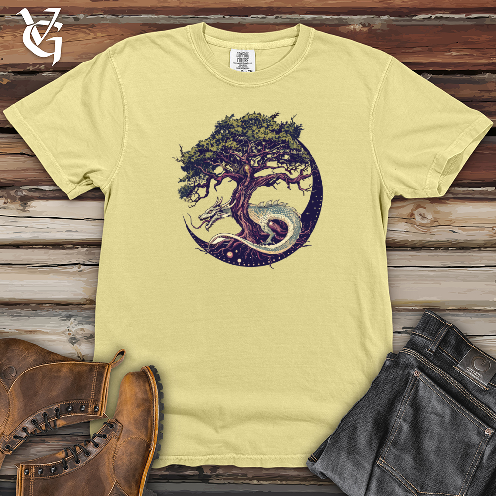 Viking Goods Stellar Dragon Grove Heavy Cotton Comfort Colors Tee Banana / L