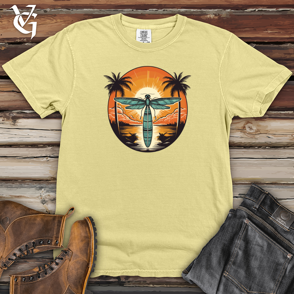 Viking Goods Surfing Dragonfly Rider Heavy Cotton Comfort Colors Tee Banana / L
