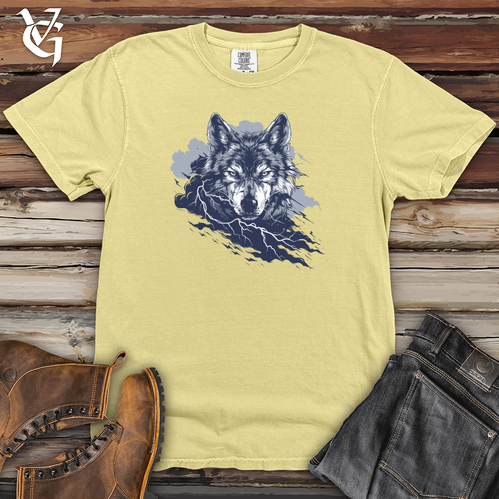 Viking Goods Thunder Wolf Glare Heavy Cotton Comfort Colors Tee Banana / L