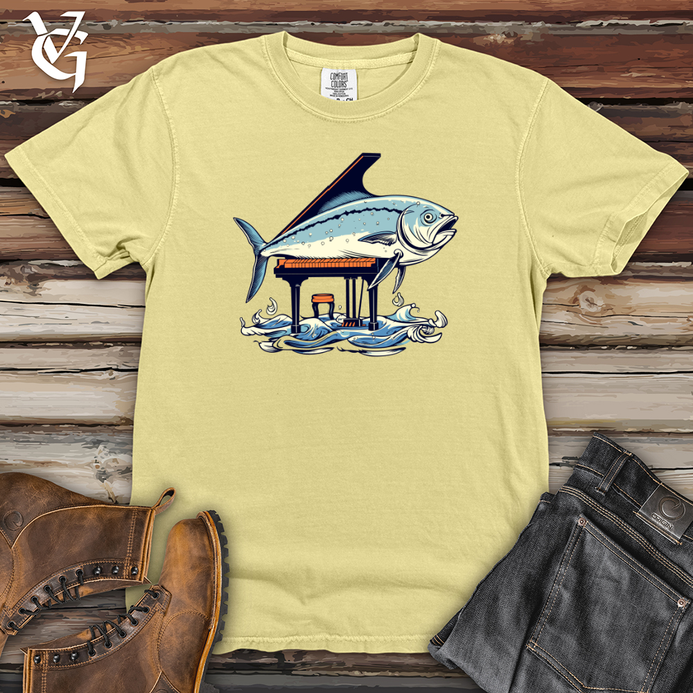 Viking Goods Tuna Piano Heavy Cotton Comfort Colors Tee Banana / L