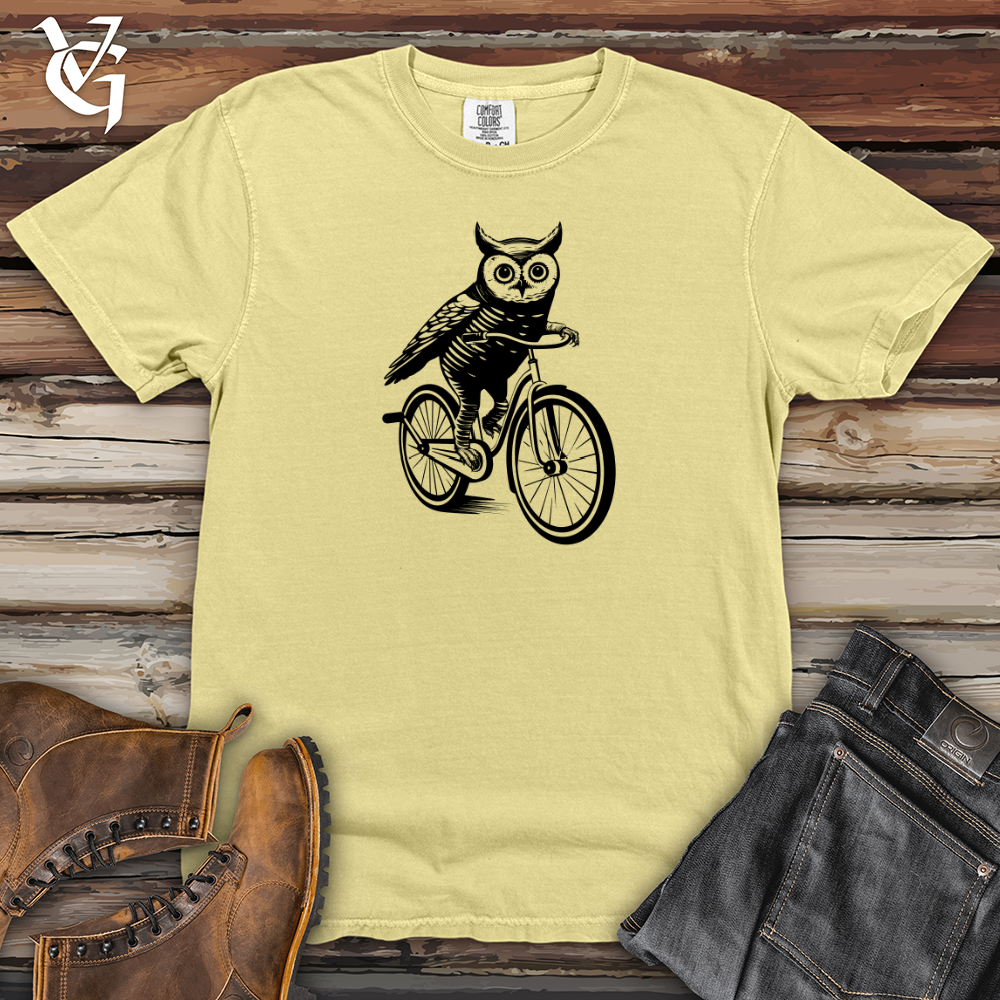Viking Goods Vintage Owl Pedaler Heavy Cotton Comfort Colors Tee Banana / L