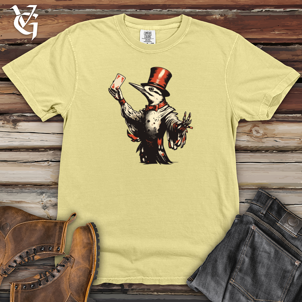 Viking Goods Woodpecker Magic Show Heavy Cotton Comfort Colors Tee Banana / L