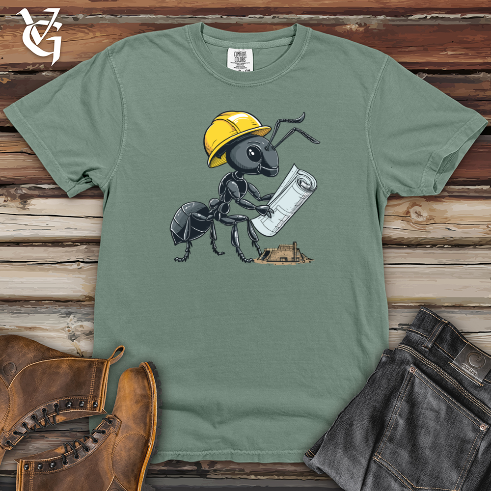 Viking Goods Ant Construction Planner Heavy Cotton Comfort Colors Tee Bay / L