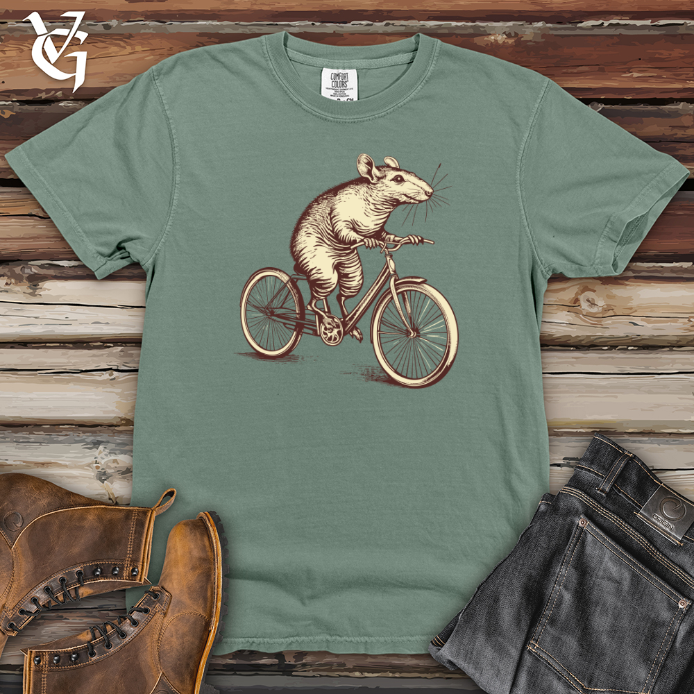 Viking Goods Armadillo Pedal Power Adventure Heavy Cotton Comfort Colors Tee Bay / L