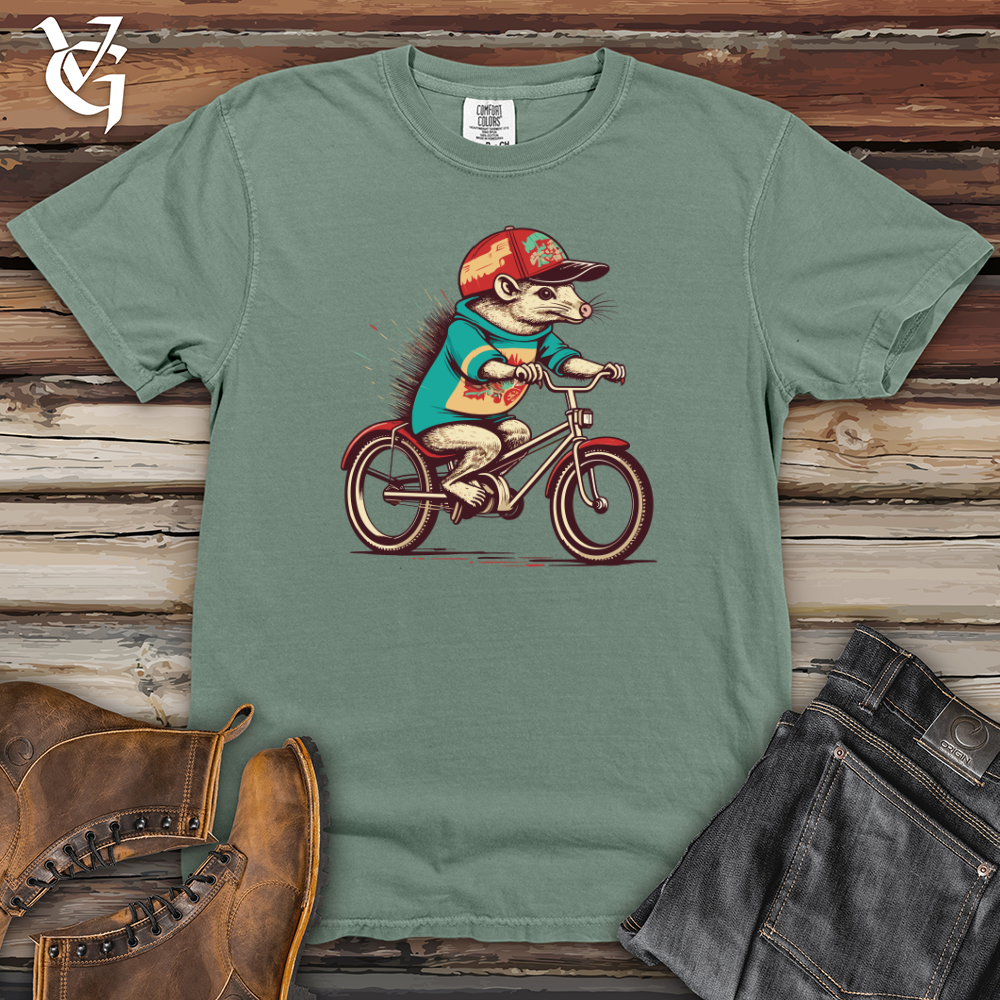 Viking Goods Armadillo Retro Bike Ride Fiesta Heavy Cotton Comfort Colors Tee Bay / L