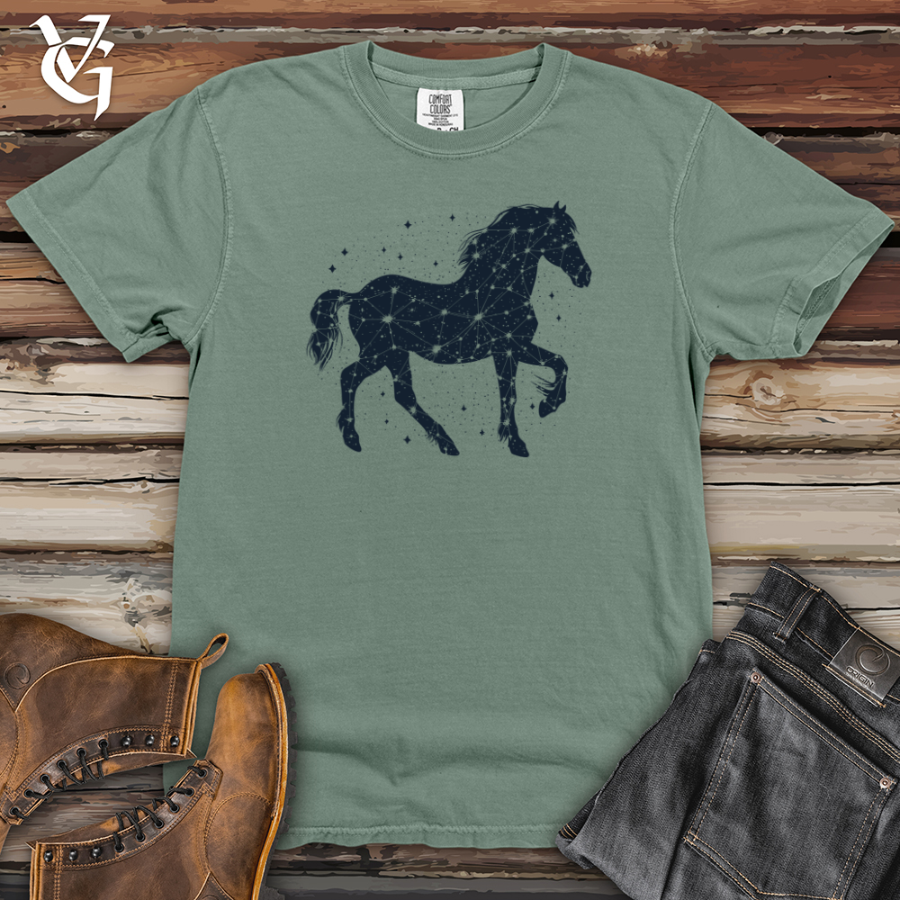 Viking Goods Constellation Equine Majesty Heavy Cotton Comfort Colors Tee Bay / L