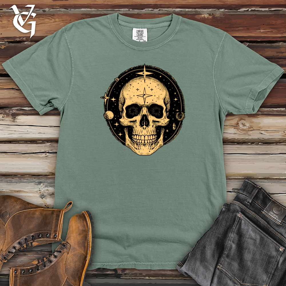 Viking Goods Cosmic Skull Heavy Cotton Comfort Colors Tee Bay / L