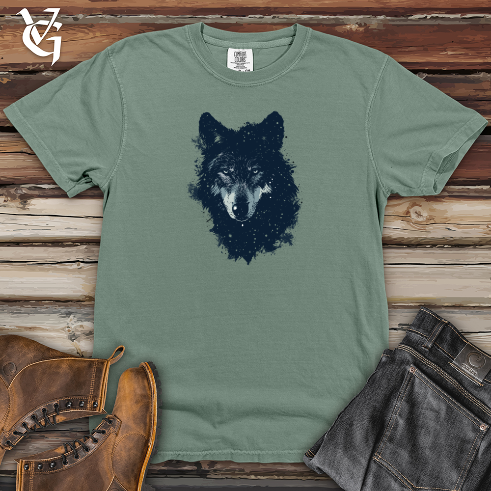 Viking Goods Cosmic Wolf Essence Heavy Cotton Comfort Colors Tee Bay / L