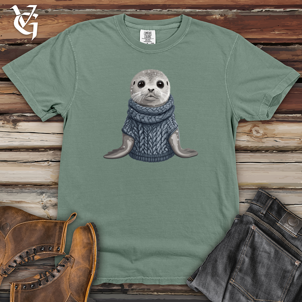 Viking Goods Cozy Seal Knit Heavy Cotton Comfort Colors Tee Bay / L