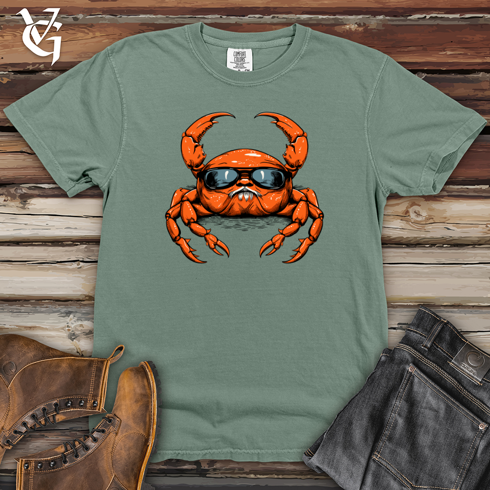 Viking Goods Crab Coastal Crawl Heavy Cotton Comfort Colors Tee Bay / L