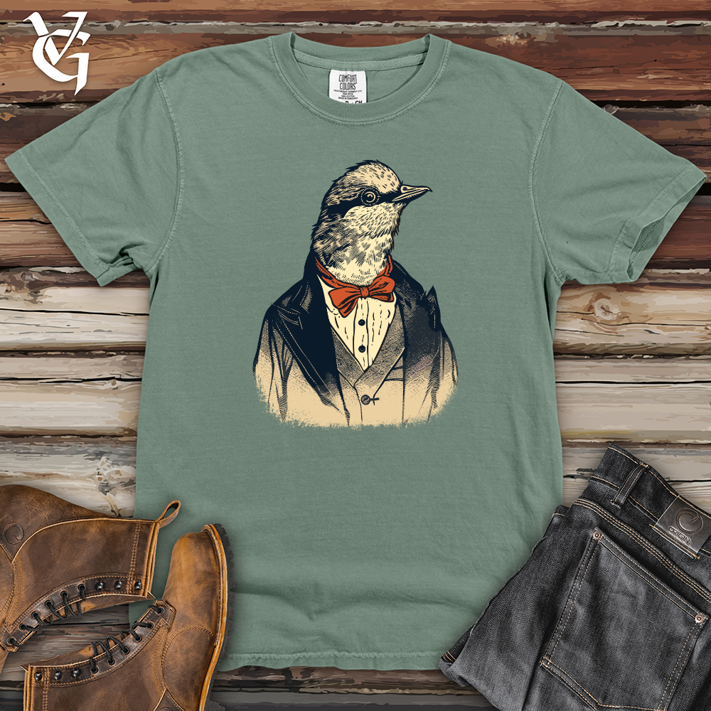 Viking Goods Dove Peaceful Hipster Vibes Heavy Cotton Comfort Colors Tee Bay / L