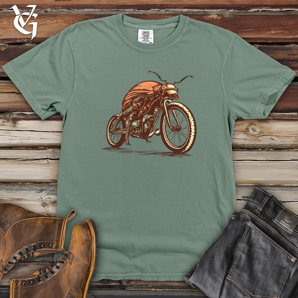 Viking Goods Dung Beetle Cycle Roll Adventure Heavy Cotton Comfort Colors Tee Bay / L