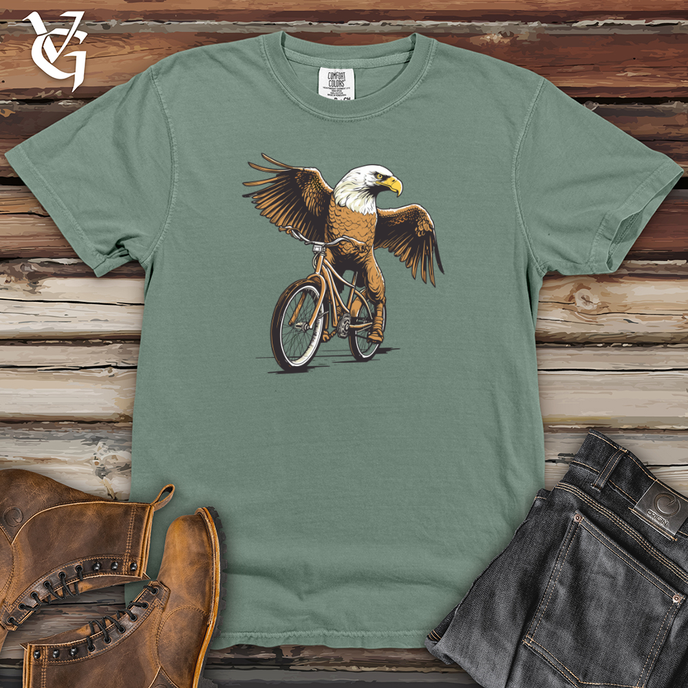 Viking Goods Eagle Sky Sprint Cycle Journey Heavy Cotton Comfort Colors Tee Bay / L
