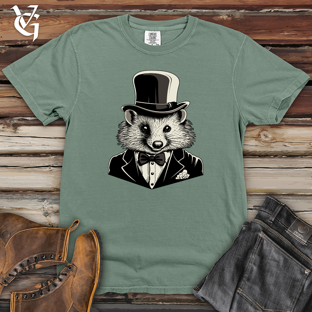 Viking Goods Gentleman Raccoon Dapper Heavy Cotton Comfort Colors Tee Bay / L