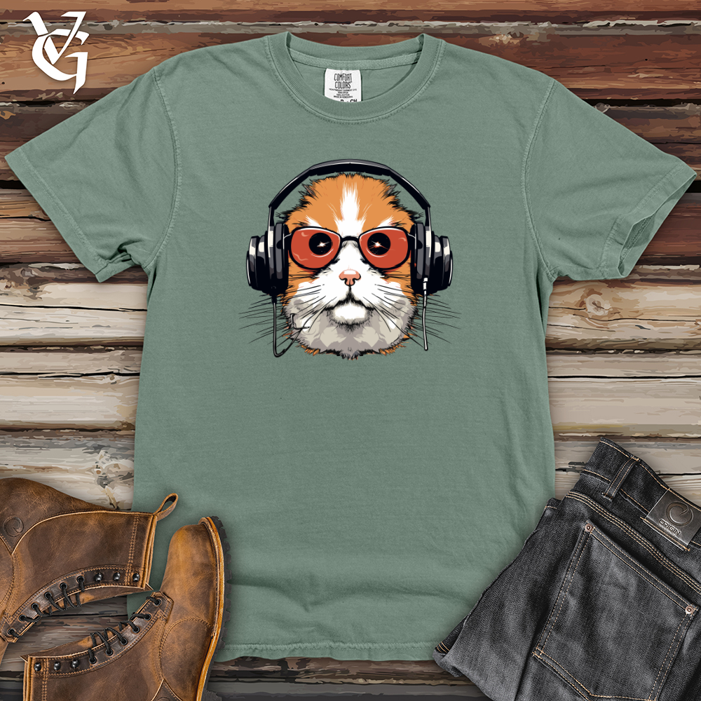 Viking Goods Hamster Headphone Harmony Heavy Cotton Comfort Colors Tee Bay / L
