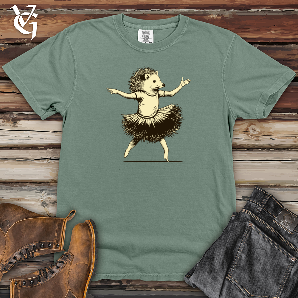 Viking Goods Hedgehog Ballet Spin Heavy Cotton Comfort Colors Tee Bay / L