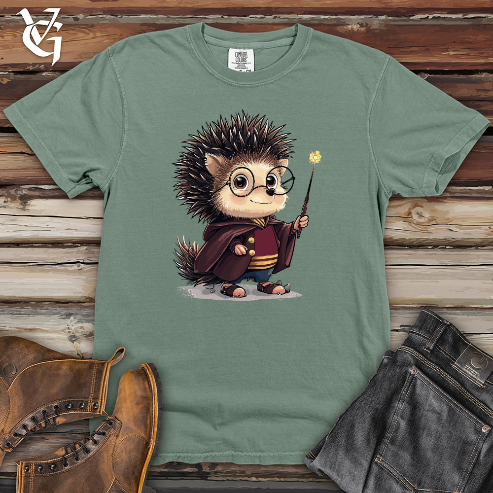 Viking Goods Hedgehog Wizard Charm Heavy Cotton Comfort Colors Tee Bay / L