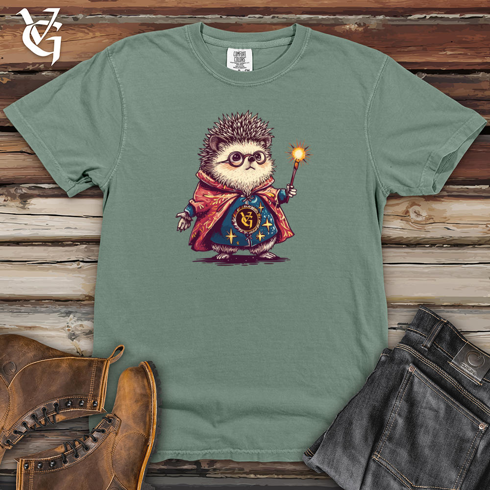 Viking Goods Hedgehog Wizard Enchantment Heavy Cotton Comfort Colors Tee Bay / L