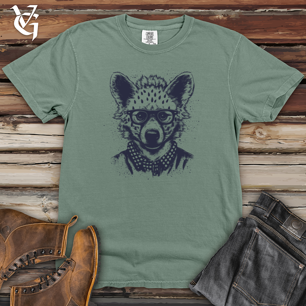 Viking Goods Hyena Wilderness Hipster Wanderlust Heavy Cotton Comfort Colors Tee Bay / L