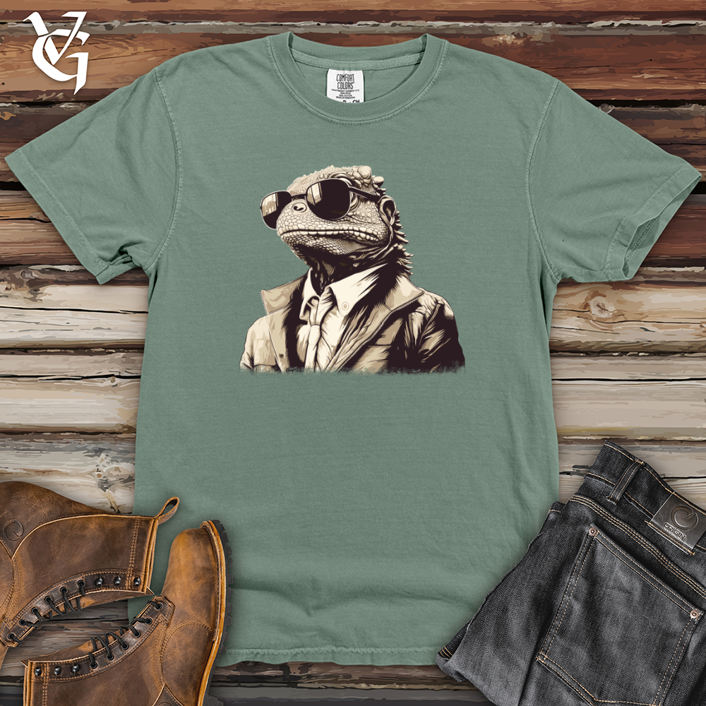 Viking Goods Iguana Rebel Attire Heavy Cotton Comfort Colors Tee Bay / L