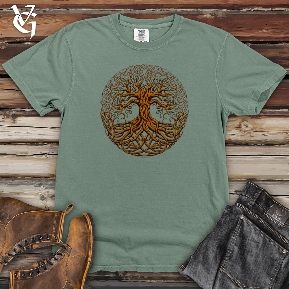 Viking Goods Intricate Tree Life Heavy Cotton Comfort Colors Tee Bay / L
