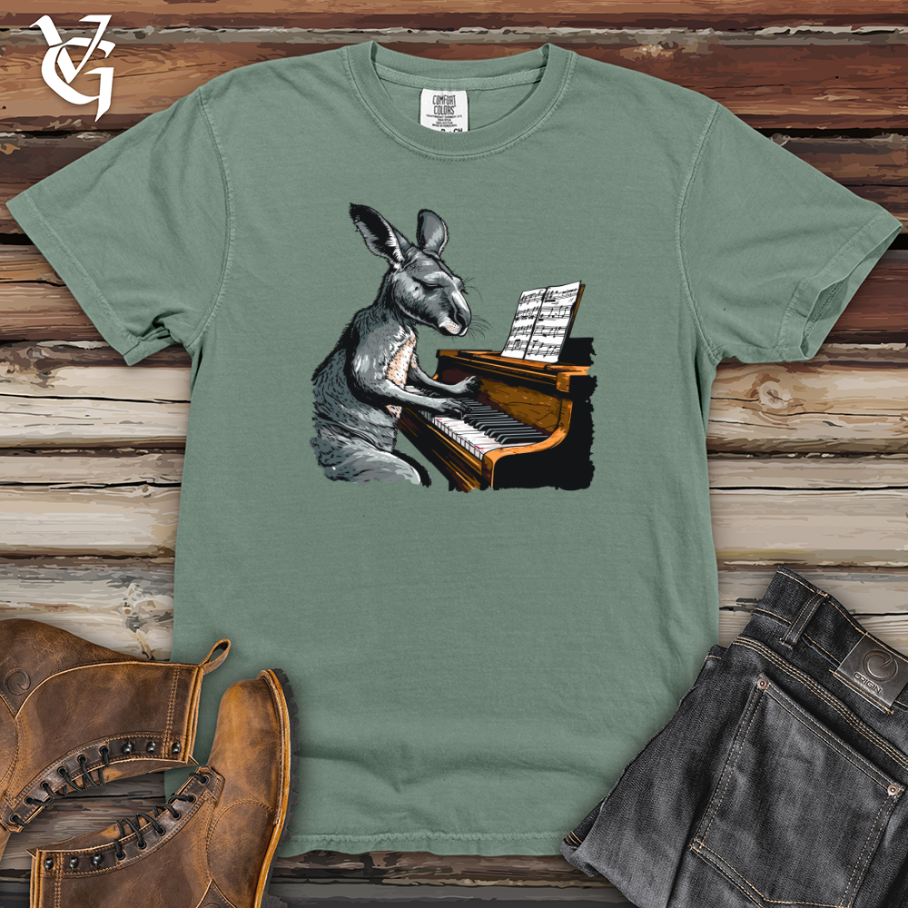 Viking Goods Kangaroo Piano Concert Heavy Cotton Comfort Colors Tee Bay / L