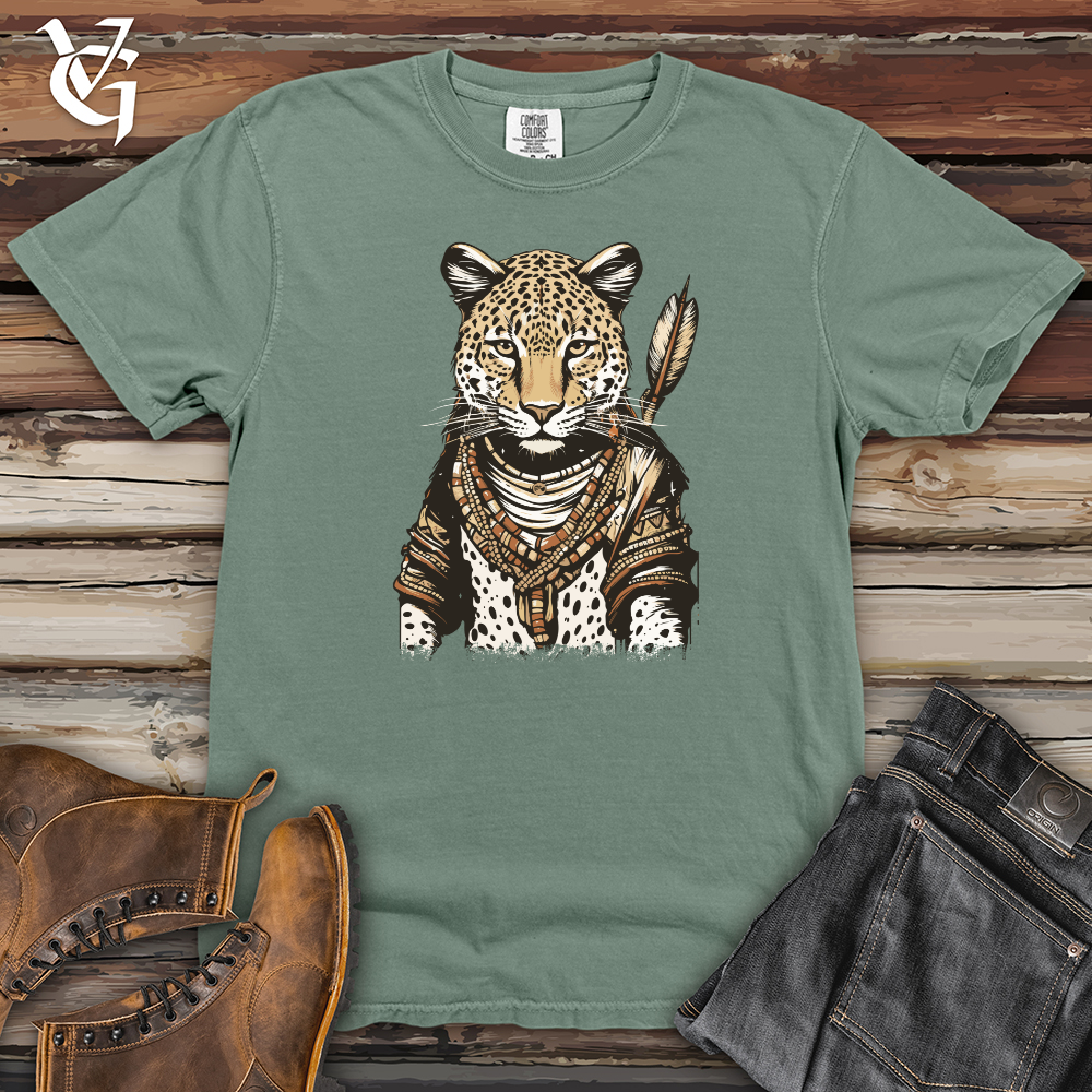 Viking Goods Leopard Tribal Archer Heavy Cotton Comfort Colors Tee Bay / L