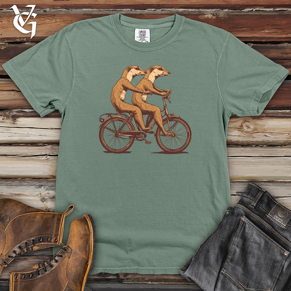 Viking Goods Meerkat Tandem Riders Heavy Cotton Comfort Colors Tee Bay / L