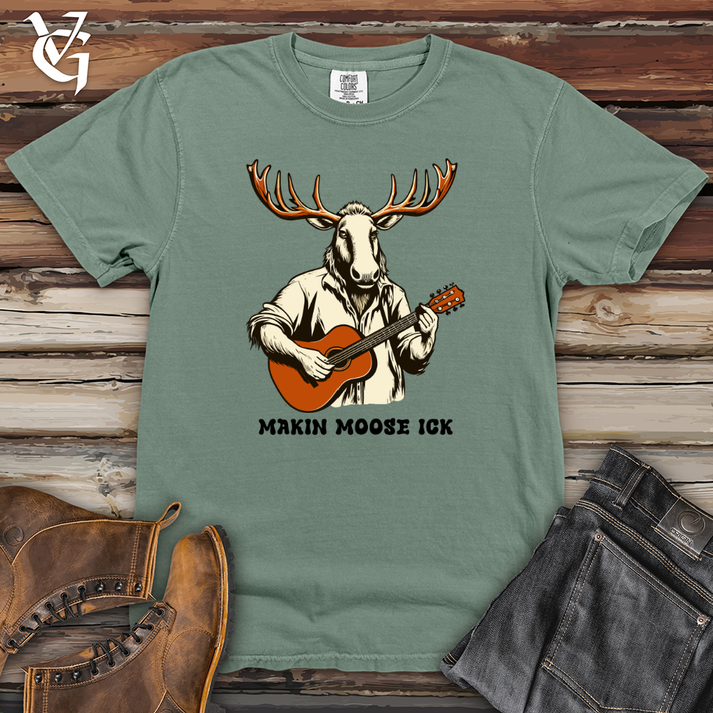 Viking Goods Moose Ick Heavy Cotton Comfort Colors Tee Bay / L