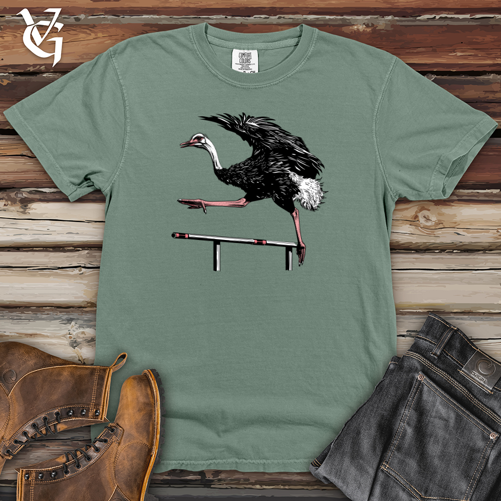 Viking Goods Ostrich Hurdle Sprint Heavy Cotton Comfort Colors Tee Bay / L