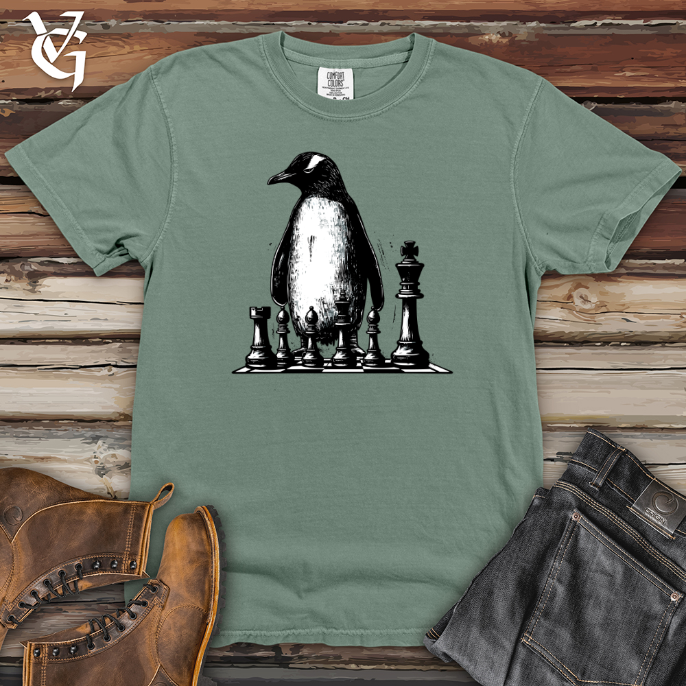 Viking Goods Penguin Chess Master Heavy Cotton Comfort Colors Tee Bay / L