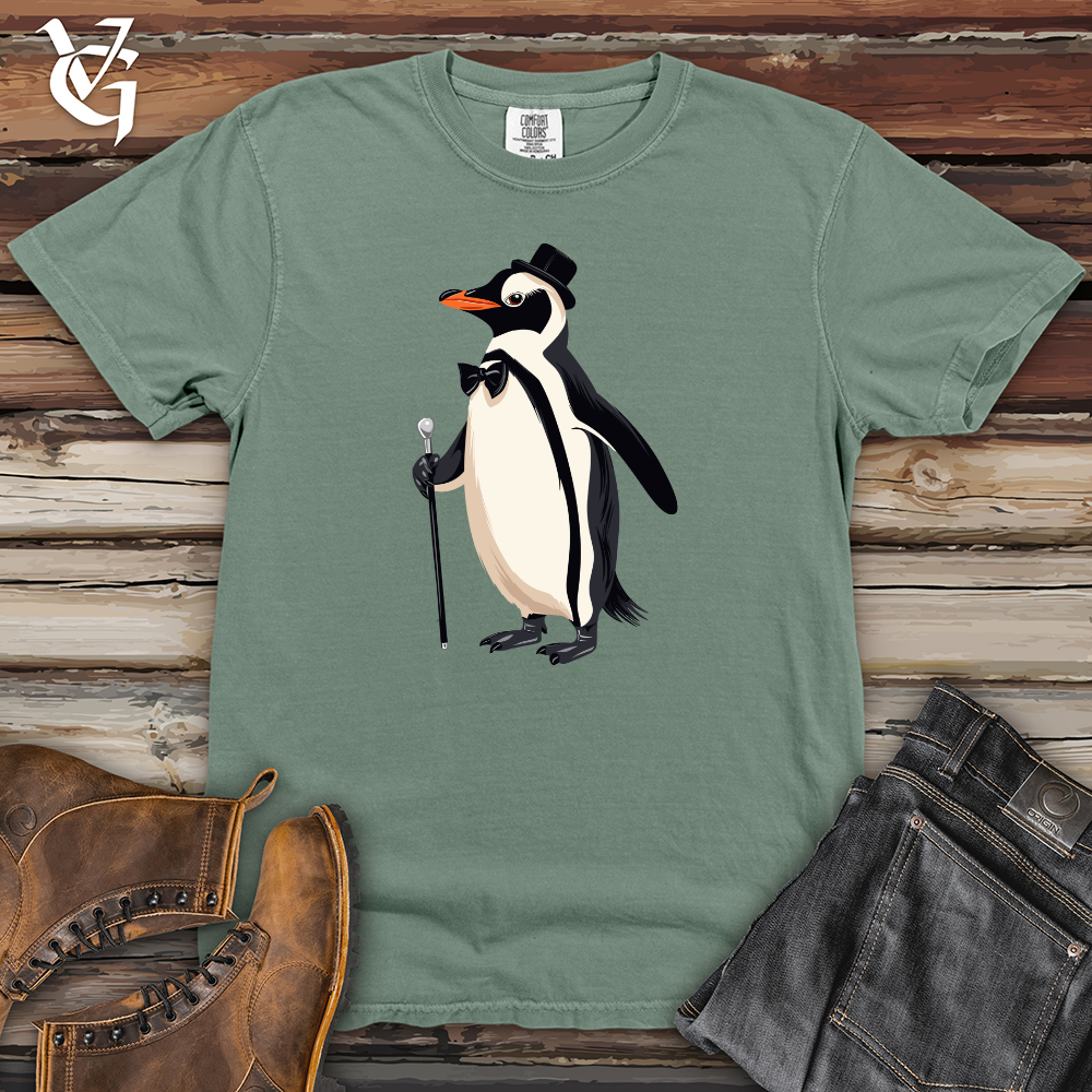 Viking Goods Penguin Gentleman Elegance Heavy Cotton Comfort Colors Tee Bay / L