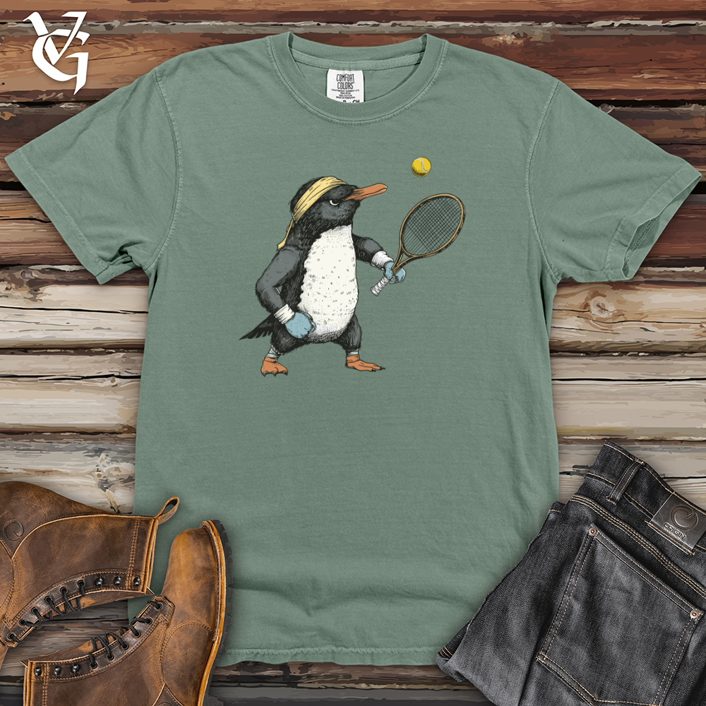 Viking Goods Penguin Tennis Ace Heavy Cotton Comfort Colors Tee Bay / L