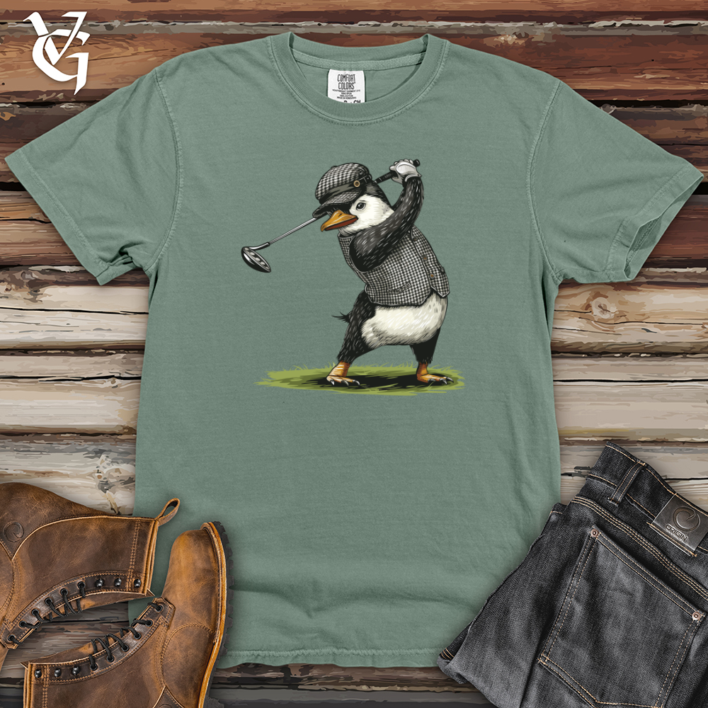 Viking Goods Puffin Golfer Swing Heavy Cotton Comfort Colors Tee Bay / L