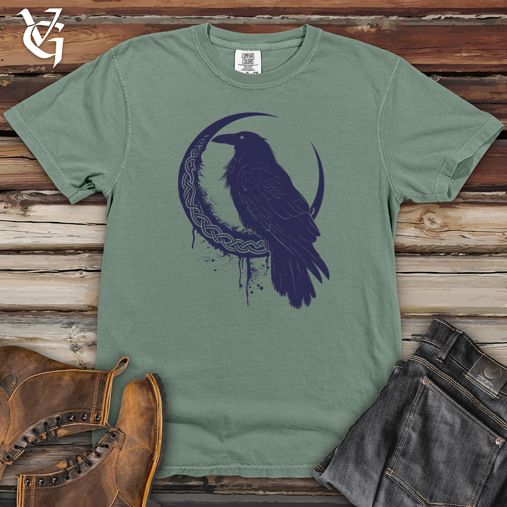 Viking Goods Raven Moonlit Enigma Heavy Cotton Comfort Colors Tee Bay / L
