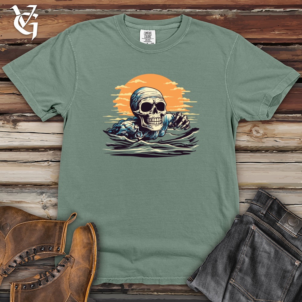 Viking Goods Retro Aquatic Adventure Heavy Cotton Comfort Colors Tee Bay / L